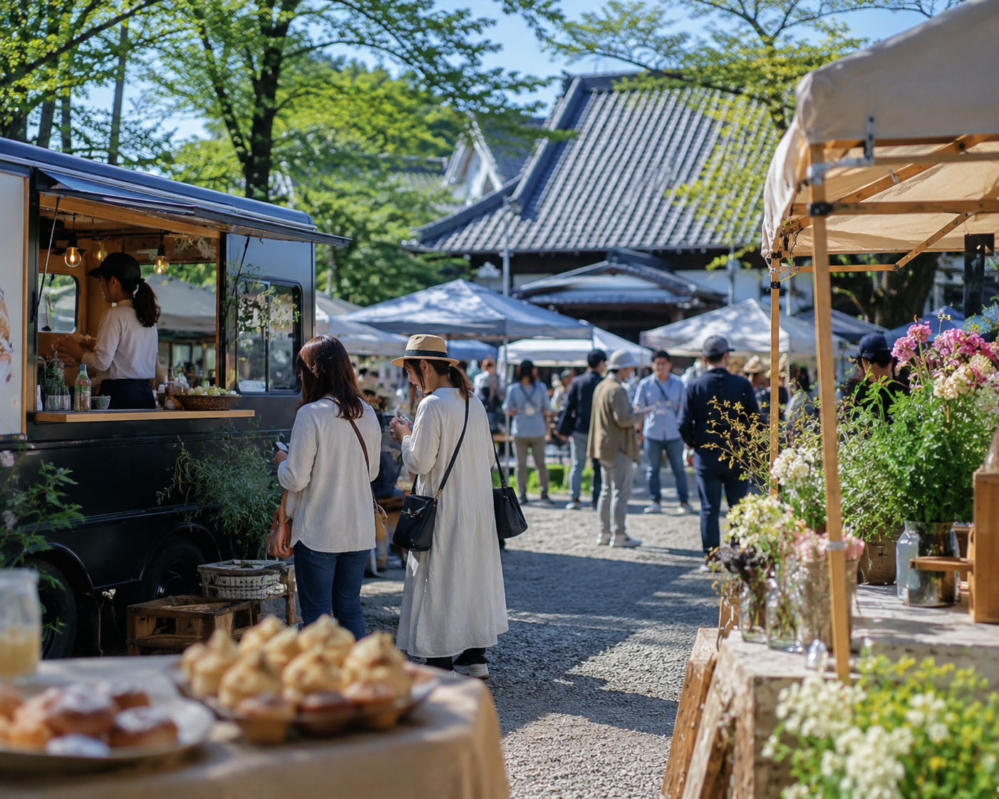 まかべ朝市