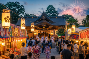 常総市・大生郷天満宮八朔祭
